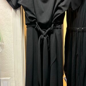 Elegant Black Dress with front slit